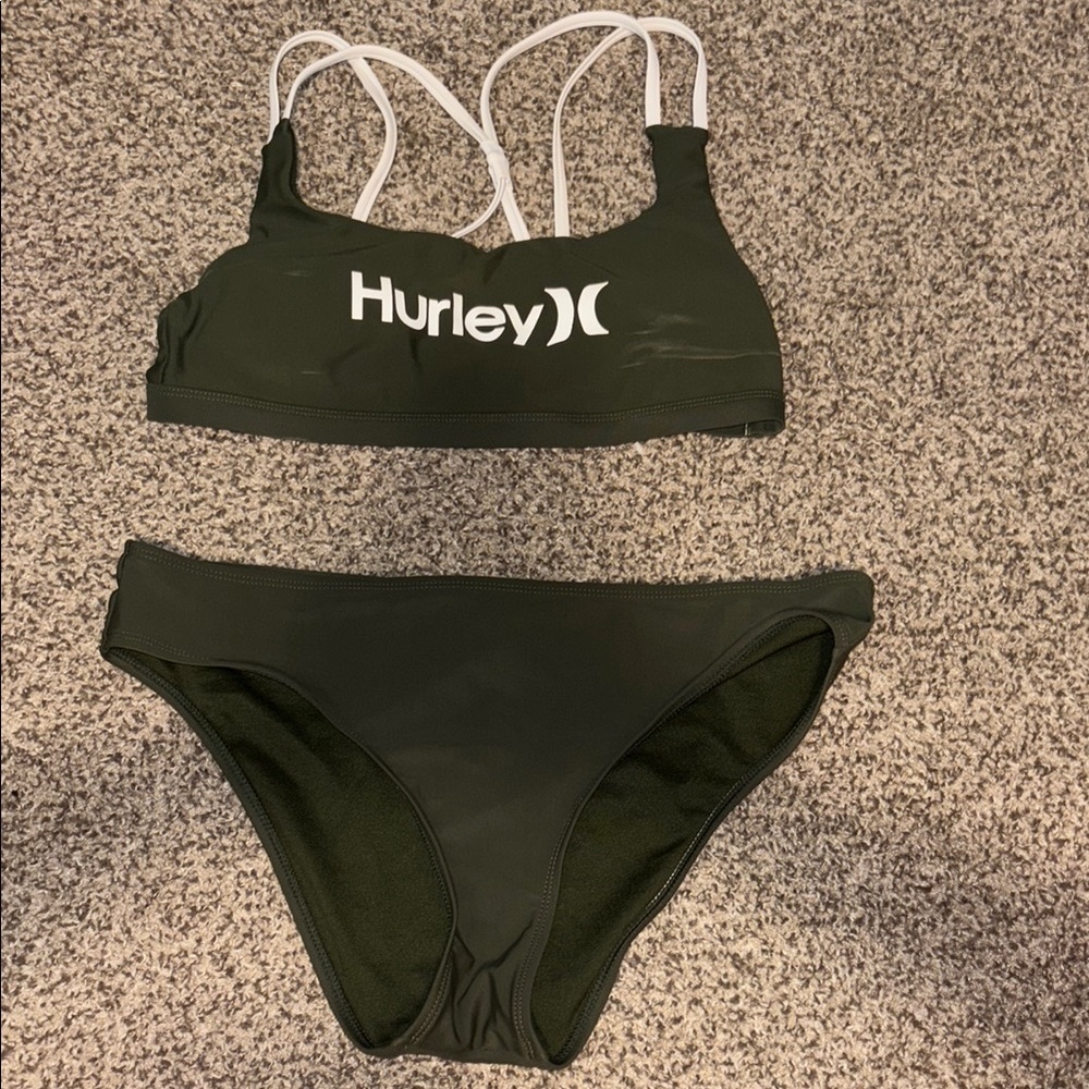 Hurley Women's Green Bikini Set